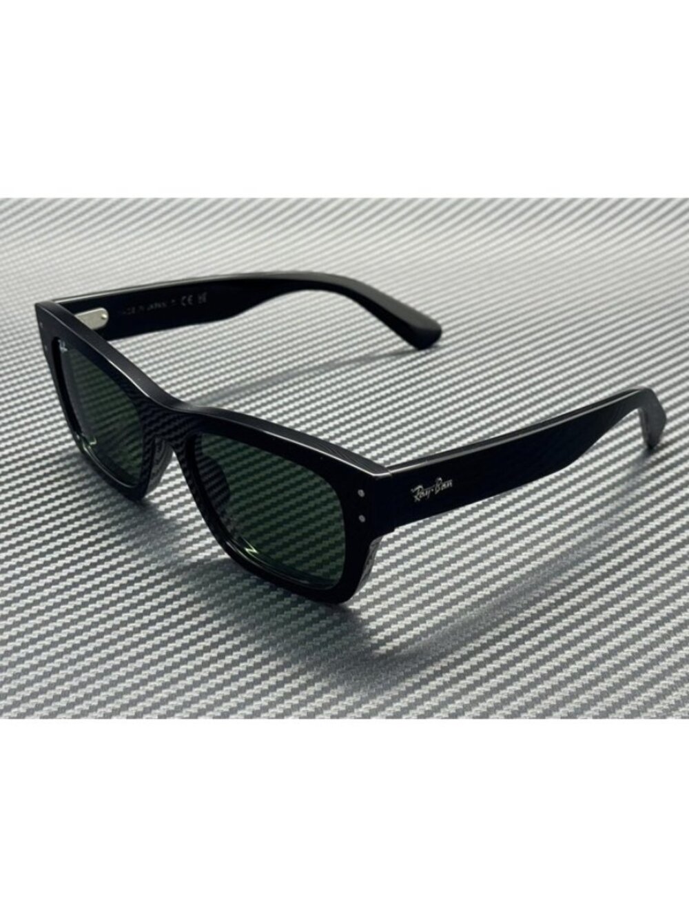 New Ray-Ban Men Black Sunglasses 55-20-145